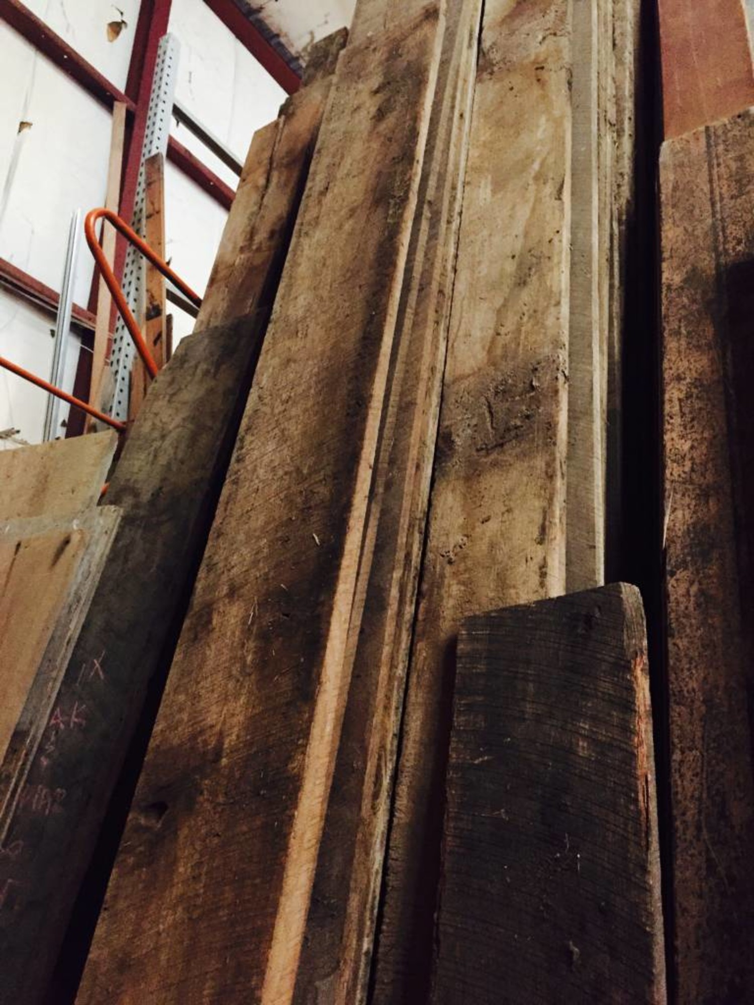 Oak And Poplar 1 Rough Sawn Flooring