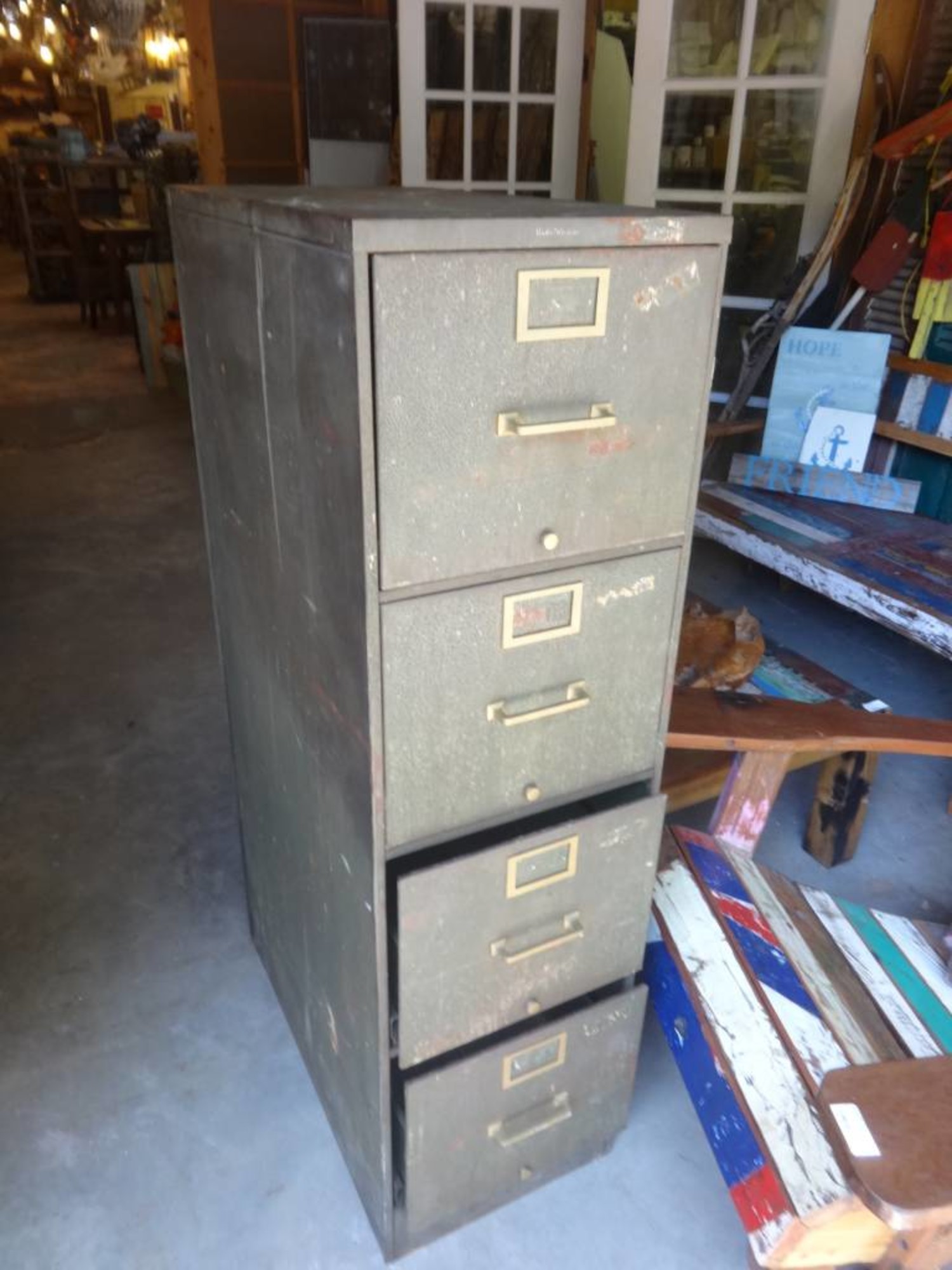 Vintage Globe Wernicke Filing Cabinet Sarasota Architectural