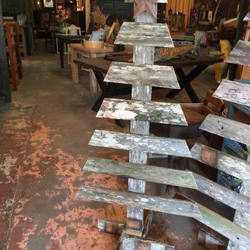 5 Foot Reclaimed Cypress Tree Display