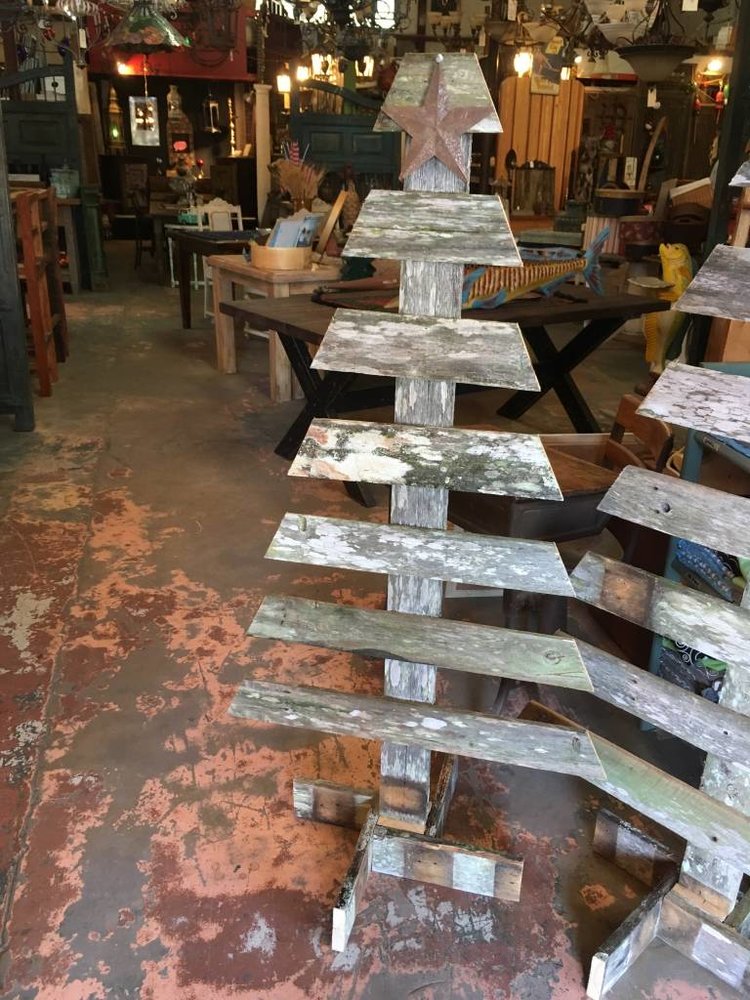 5 Foot Reclaimed Cypress Tree Display