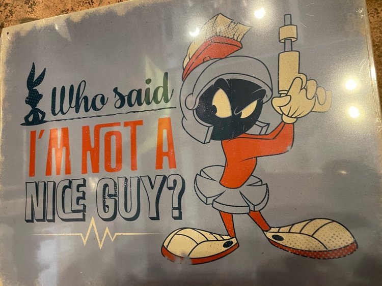 Assorted Tin Signs Round