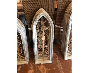 家具 Iron Window Set of 2 Vintage Industrial Decorative Iron Window Guard