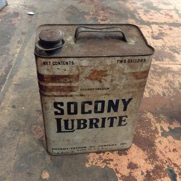 Socony Lubrite Two Gallon Can