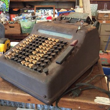 Vintage register - adding machine