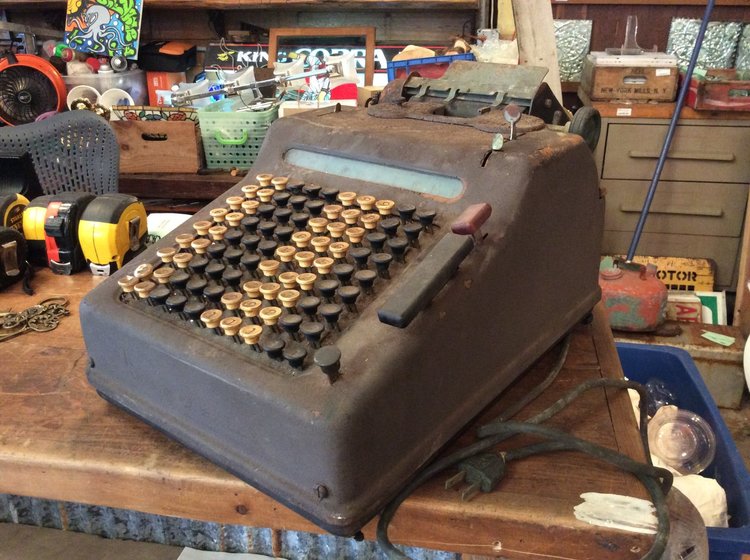 Vintage register - adding machine