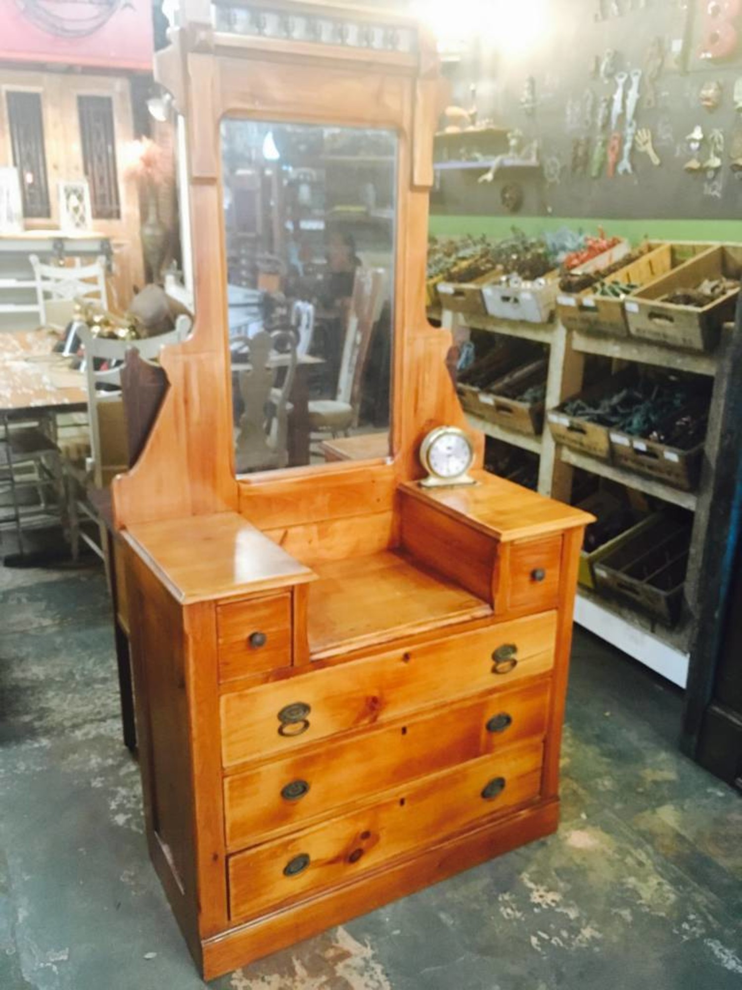 Antique Victorian Dresser W Mirror Sarasota Architectural