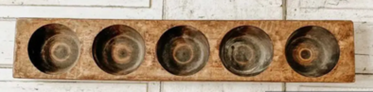 5 Hole Cheese Mold 5"H x 26"L x 5"W