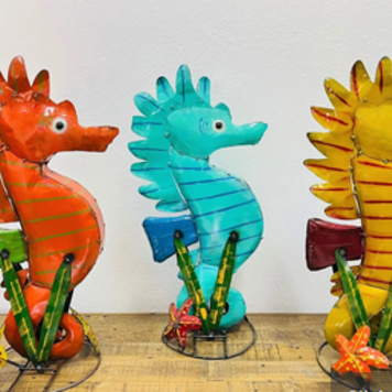 Small Seahorse - Asstd. Colors 25" H x 13" L