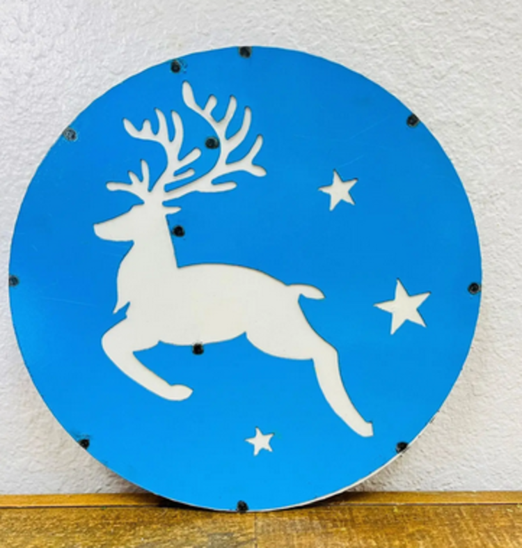 10" Reindeer Screen