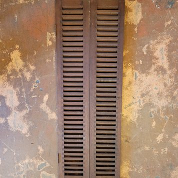 Wood bi fold shutter 38" long