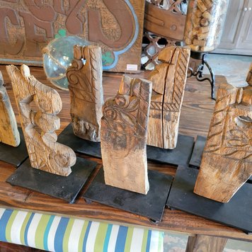 Architectural Carving w/ Base 13" tall Assorted