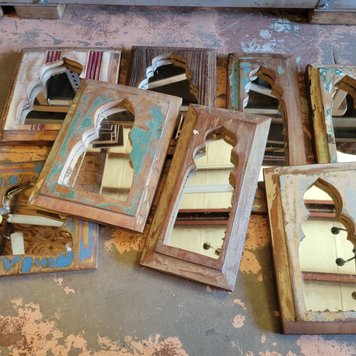 Medium Decorative Niche Mirror Assorted