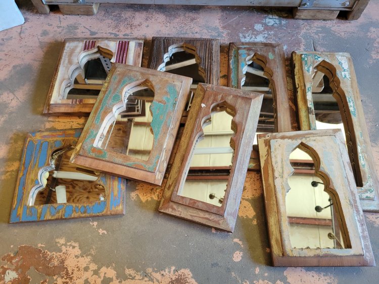 Medium Decorative Niche Mirror Assorted