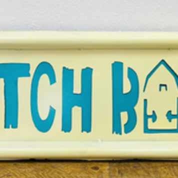 Barn Sign Wall Decor 11.5" H x 35" L x 1" - 1.5" W