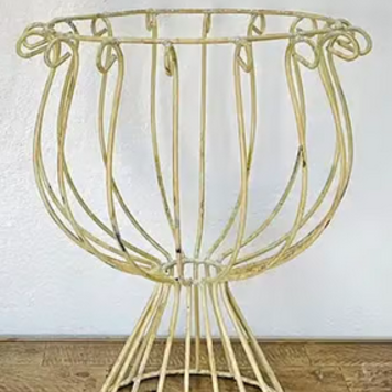 Natural Iron Cup Planter MD - 18' H x  15" D