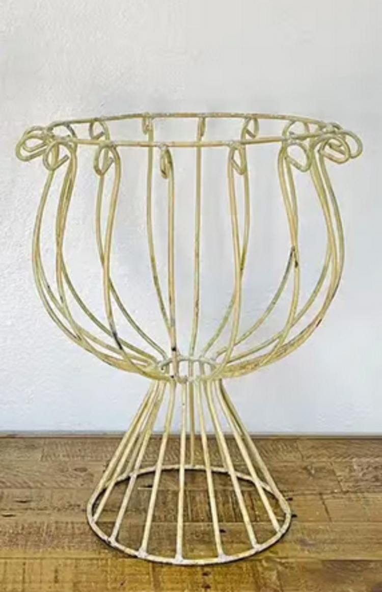 Natural Iron Cup Planter MD - 18' H x  15" D