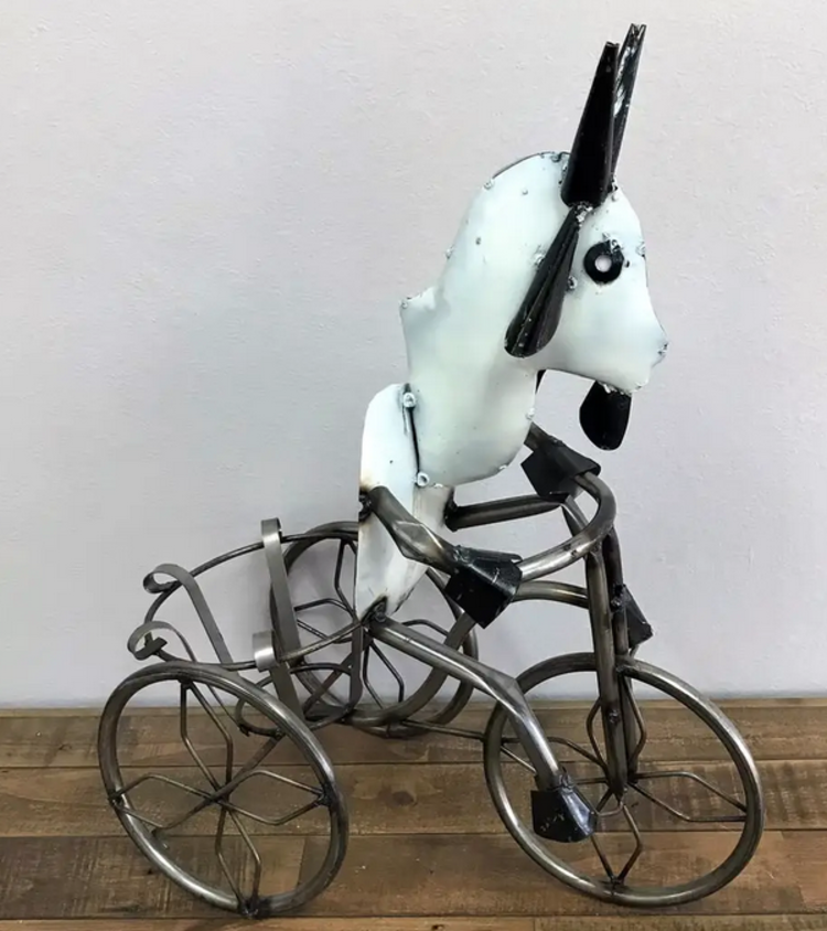 Tin Goat Tricycle 25"H x 20"L x 9"W