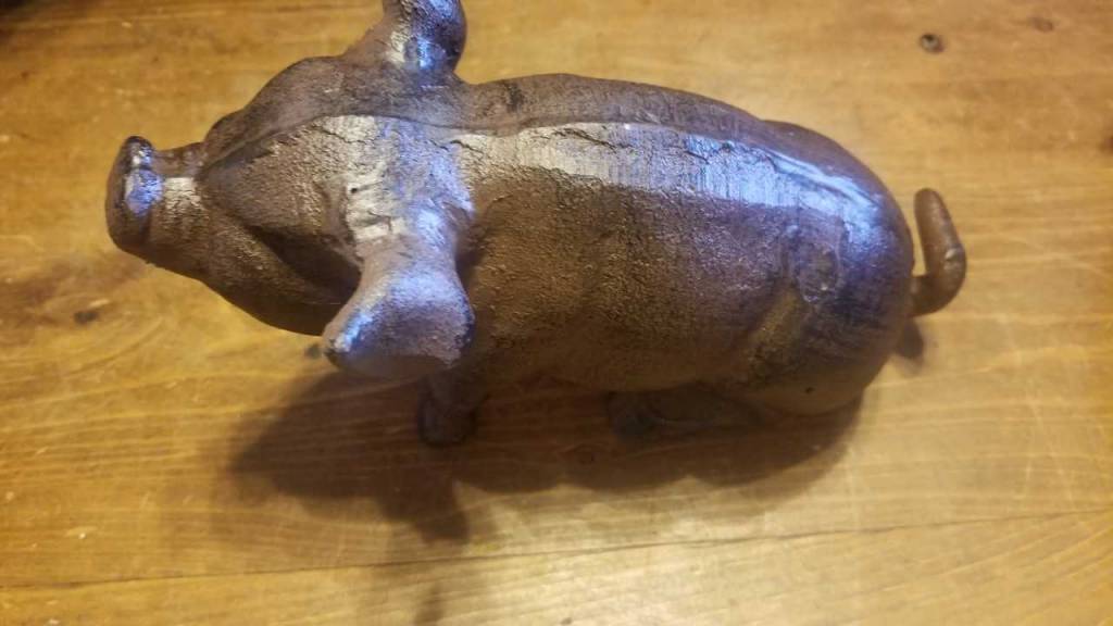 Cast Iron Rusty Pig - Sarasota Architectural Salvage, 1093 Central Ave ...