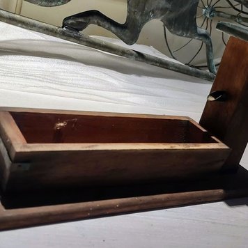 Sale Vintage Nut/Dish Bowl - Handcrafted Wooden Hand Pump