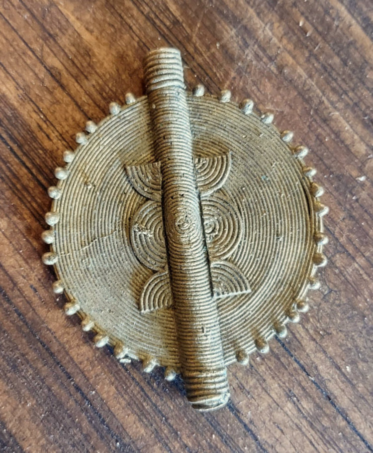 Sale African Ethnic Motif Hand Made Brass Hardware