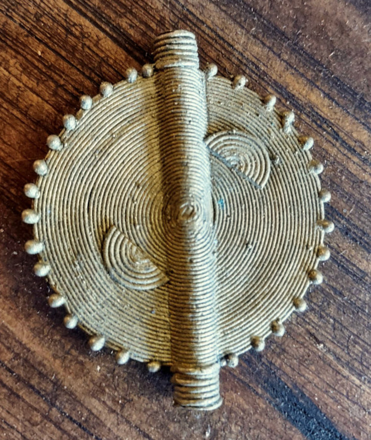 Sale African Ethnic Motif Hand Made Brass Hardware