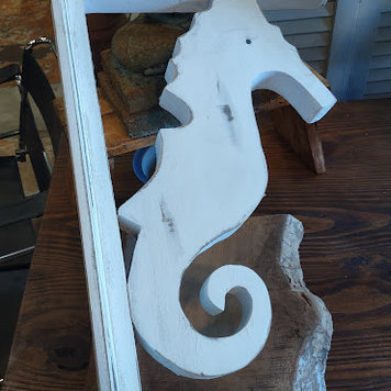 Sale White Bracket Seahorse