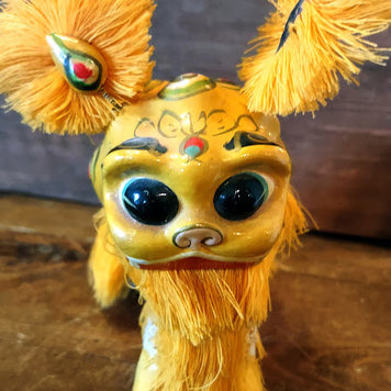 Sale Vintage Bobblehead Chinese Dragon w/Yarn Trim