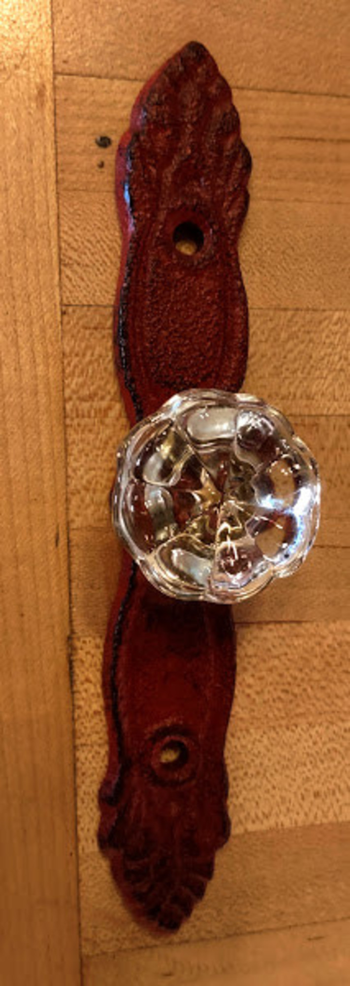 Sale Glass Knob Red Hook