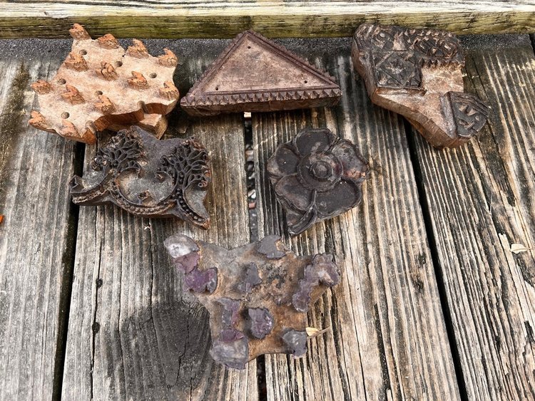 Indian Batik Print Blocks Various Sizes & Styles