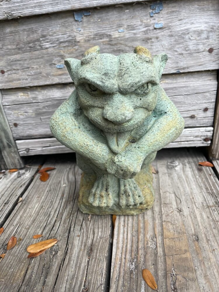 Small Gargoyle  7.5” x 6” x 9”