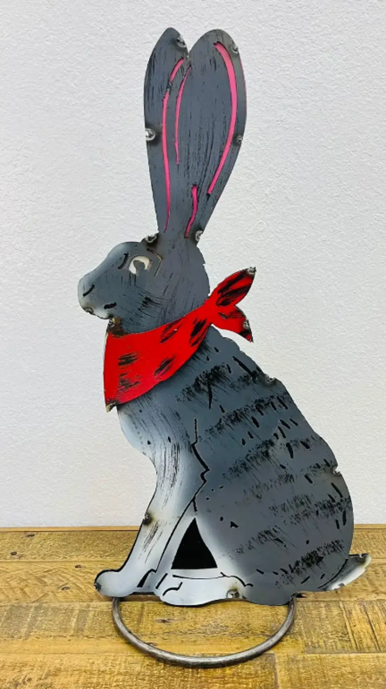 Hare 24.5" H x 12" L x 8.5 W (base)