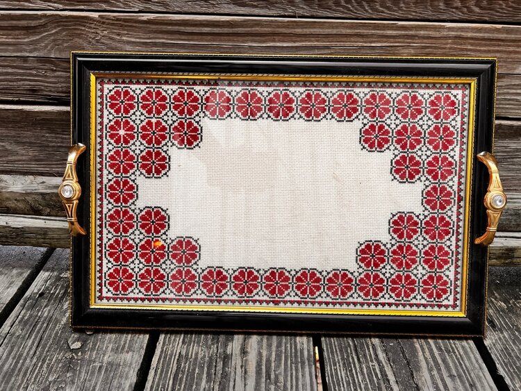 Found Object Serving Tray