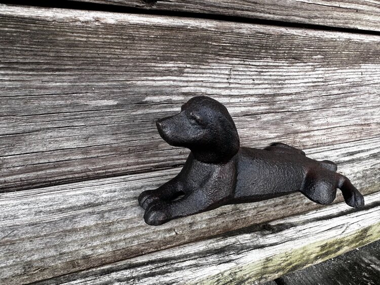 Dog Door Stop Style 2 6.5" X 3.5" X 2"