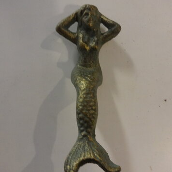 Little Mermaid Sitting 2.25" X 2.5" x 5.5"