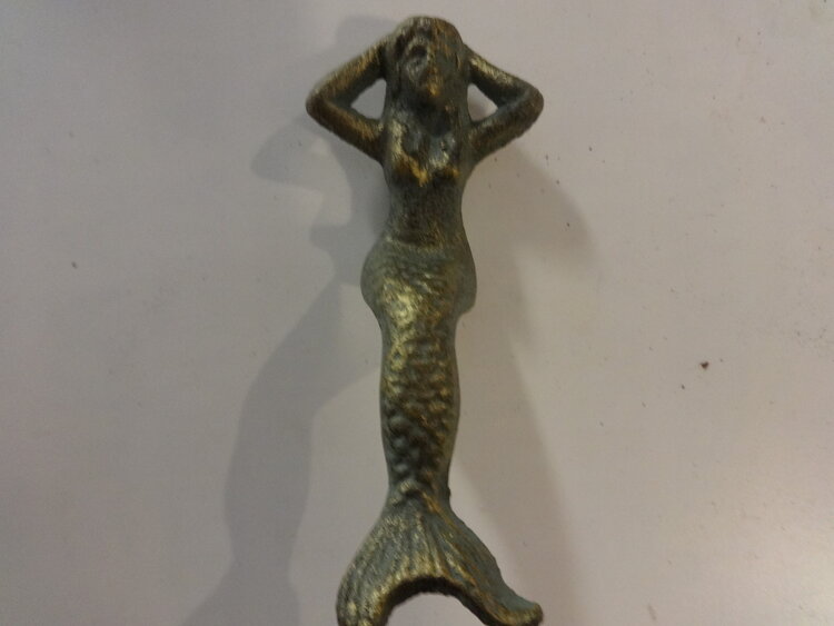 Little Mermaid Sitting 2.25" X 2.5" x 5.5"