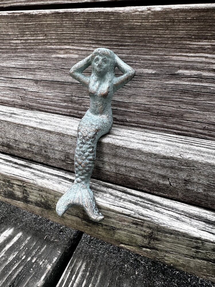 Little Mermaid Sitting 2.25" X 2.5" x 5.5"