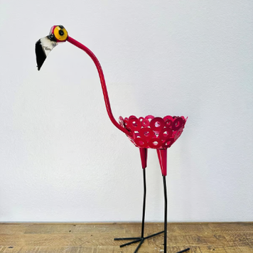 Flamingo Planter 32'' H x 10" L x 8.5" W