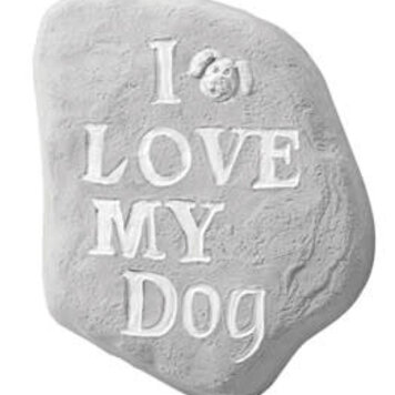 Love My Dog Stone Pnt