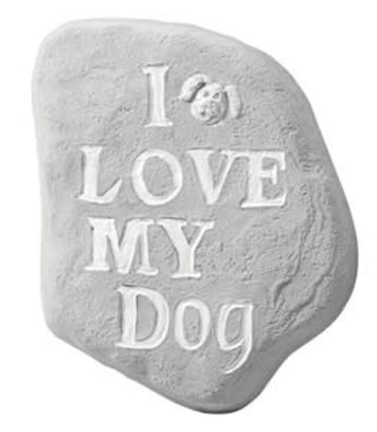 Love My Dog Stone Pnt