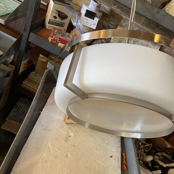 Misc Light with frosted globe