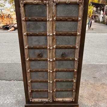 Indian 2-Door Cabinet L 40.5" W 19.5" H 76"