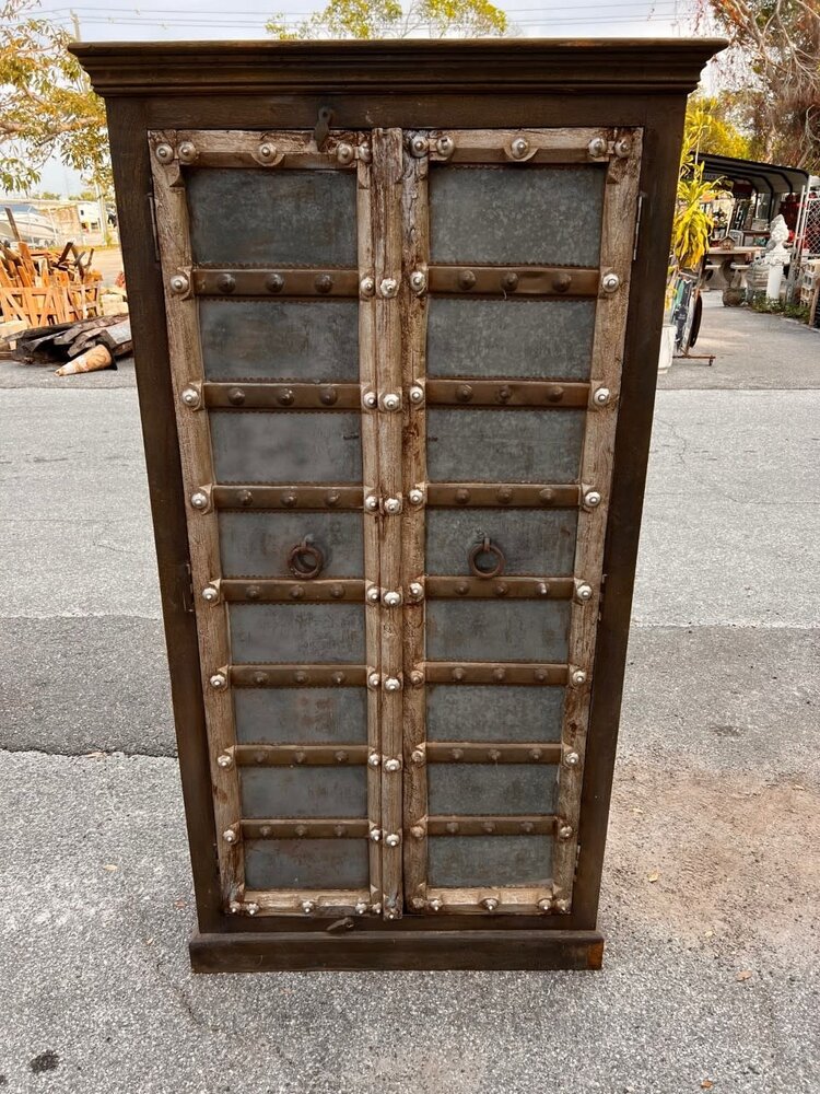 Indian 2-Door Cabinet L 40.5" W 19.5" H 76"