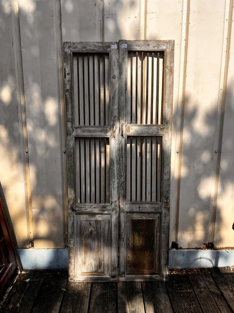 Indian Security Door Set 31 1/4" X 71 3/4" WH33