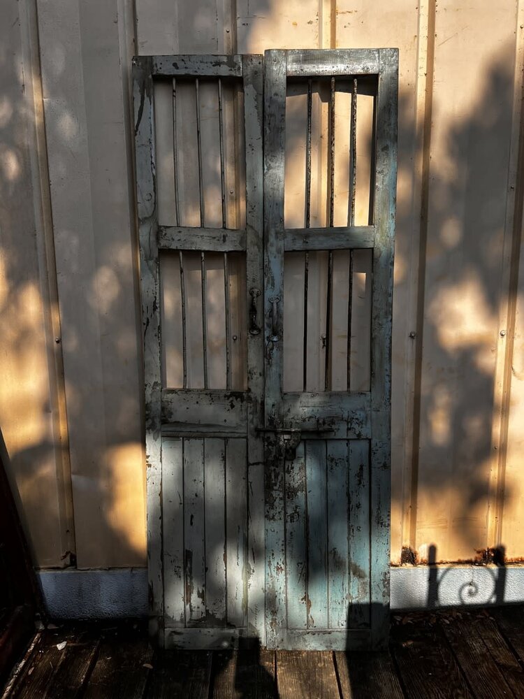 Indian Security Door Set 31 1/2" X 74" WH32