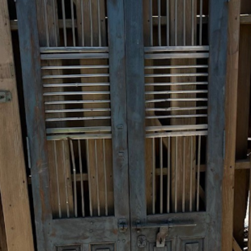 Indian Security Door Set 40" x 77" CNTR F11