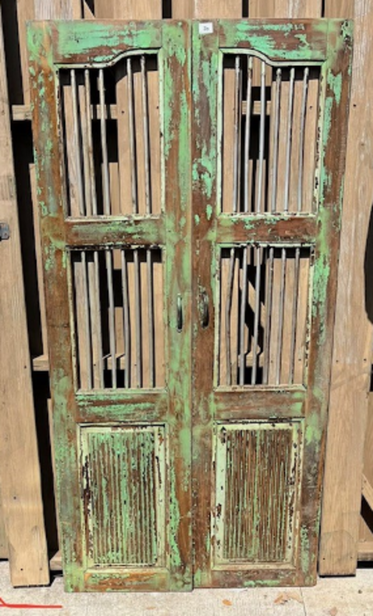 Indian Security Door Set 36.5" x 70.5" CNTR E15