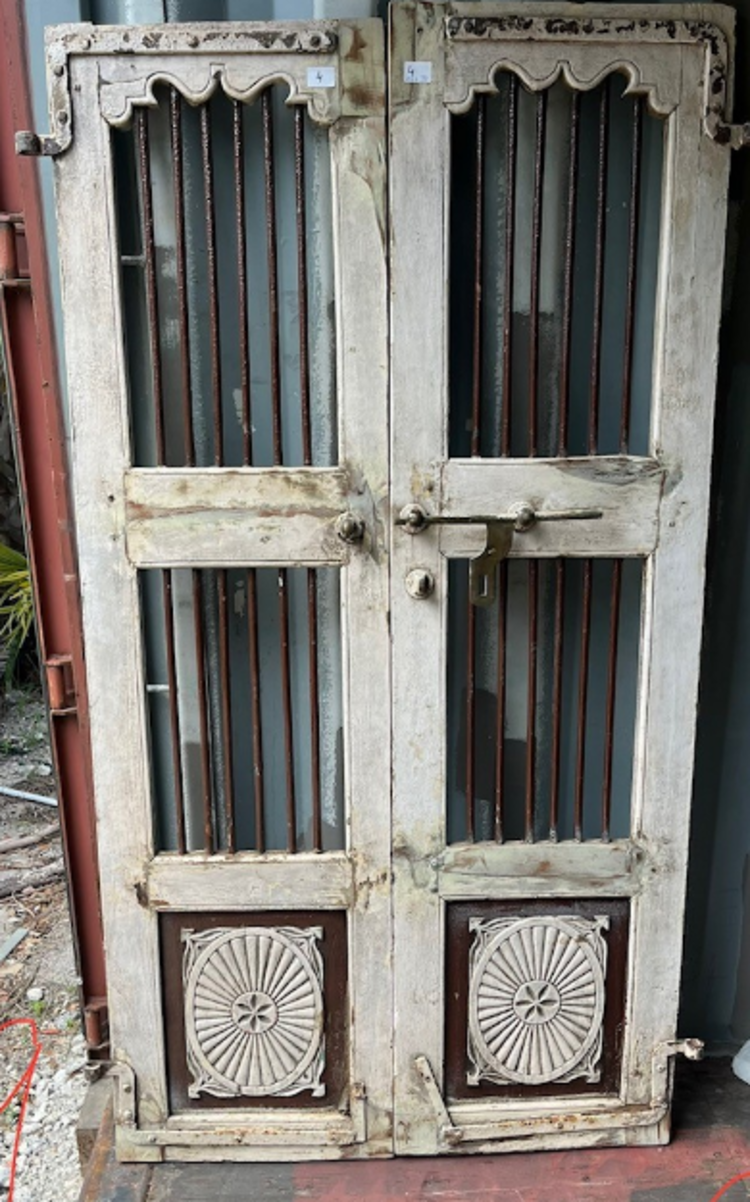 Indian Security Door Set 38" x 70.5" CNTR E9