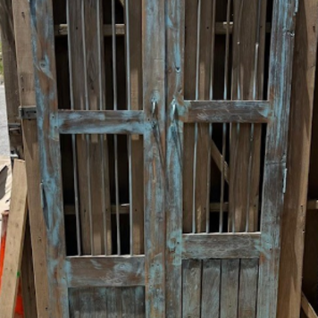 Indian Security Door Set 43" x 74" CNTR D15