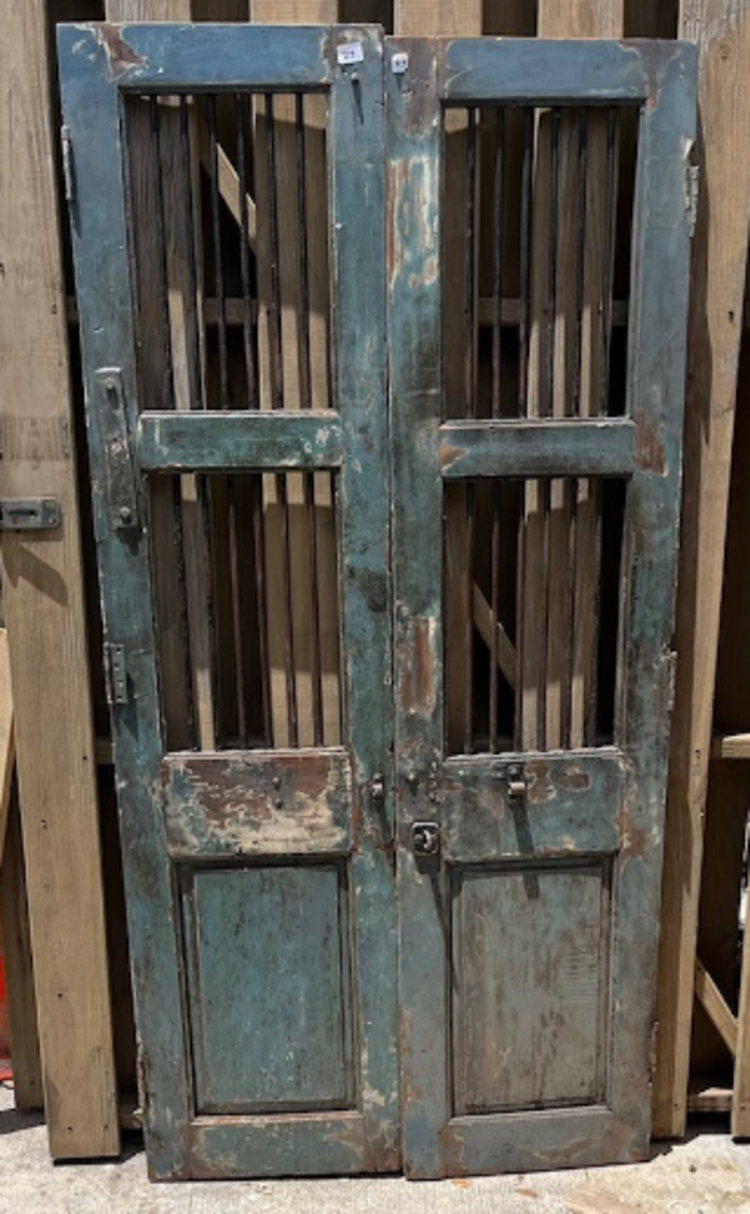 Indian Security Door Set 39.5" x 78" CNTR D13