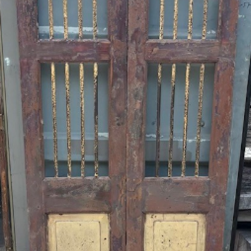 Indian Security Door Set 38.5" x 70" CNTR D4